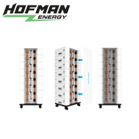 Battery storage premium LiFePO4 10.6 - 42.5 kWh stackable HOFMAN-ENERGY