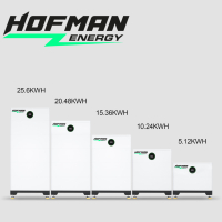Battery storage Premium LiFePO4 5.12 - 25.6 kWh stackable high voltage | HOFMAN ENERGY