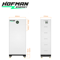 Stockage par batterie Premium LiFePO4 5,12 - 25,6 kWh empilable haute tension | &Eacute;NERGIE HOFMAN