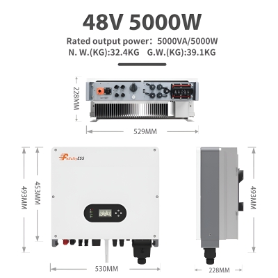 Onduleur Felicity Solar Hybrid On/Off-Grid 5kW Monophas&eacute; WiFi