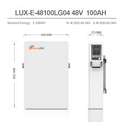 Battery storage Premium LiFePO4 Lithium 5 kWh 100Ah with fire protection gel Felicity