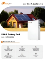 Battery storage Premium LiFePO4 Lithium 5 kWh 100Ah with fire protection gel Felicity