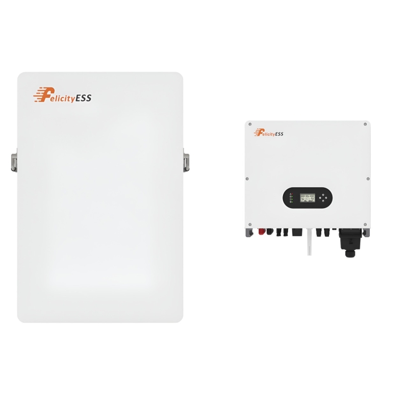 Battery storage 5 kWh inverter 5kW SET Felicity Solar