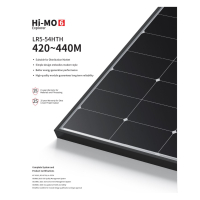 Panneau solaire Longi Solar Photovolta&iuml;que Module Noir Type N 430W