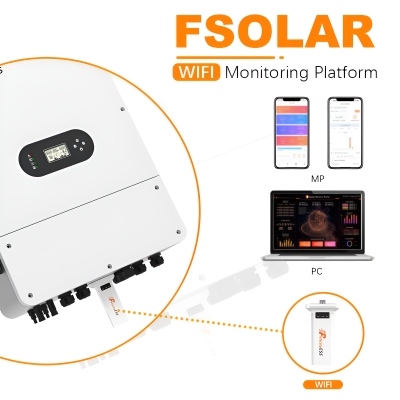 Onduleur Felicity Solar Hybrid On/Off-Grid 10kW Triphas&eacute; WiFi