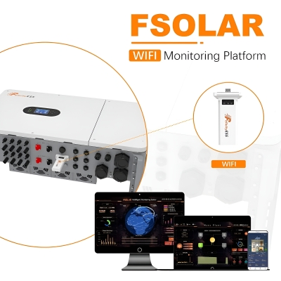 Onduleur Felicity Solar Hybrid 50kW 3 phases WiFi haute tension